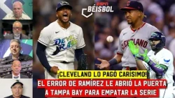 ERROR DE JOSÉ RAMÍREZ fue LA DIFERENCIA y por eso RAYS igualaron serie vs GUARDIANS | ESPN Beisbol