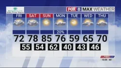 В пятницу днем в регионе Триэд температура воздуха достигнет 72 градусов, что ознаменует начало... В пятницу днем в регионе Триэд температура воздуха достигнет 72 градусов, что ознаменует начало...