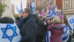 Pro-Israeli protests at Columbia University