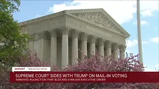 Supreme Court allows parts of Trump mail-ballot order to take effect ahead of midterms