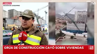 Coquimbo Mayor addresses construction crane collapse onto home