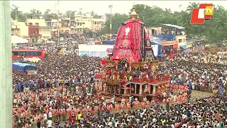 Devotees Dance in Ecstasy After Lord Jagannath's Darshan During Bahuda Yatra
