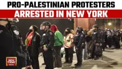 US University Gaza Protests: Dozens Arrested At NYU Pro-Palestinian Protest