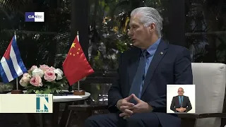 Díaz-Canel Receives Member of the CPC Central Committee and Head of its International Department
