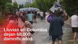 Lluvias en Colombia dejan 68.000 personas damnificadas: 27.000 están en Córdoba