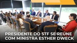 JJ – Presidente do STF se reúne com ministra Esther Dweck da Gestão e Inovação em Serviços Públicos