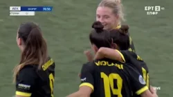 ΑΕΚ - ΡΕΑ | 1-0, ανοίγει το σκορ με ωραία κεφαλιά η Κόγγουλη ΑΕΚ - ΡΕΑ | 1-0, ανοίγει το σκορ με ωραία κεφαλιά η Κόγγουλη