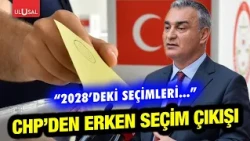 Early election statement from CHP! Müslim Sarı: "We do not consider the 2028 election an early el...