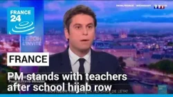 France's PM stands with teachers after school chief quits in hijab row • FRANCE 24 English