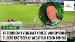 FC Dordrecht laat twee dure punten liggen tijdens duel met TOP OSS