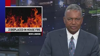 2 people displaced after New London house fire on Mahan Street