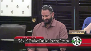 Budget Public Hearing Review - June 17, 2026