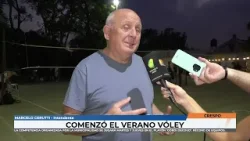Marcelo Cerutti y Fran Morales   Comenzó el Verano Vóley 2026