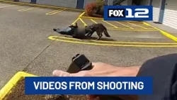 Portland police release video of officers shooting murder suspect, K9 Kylo