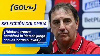 Néstor Lorenzo explicó la idea de juego que quiere implantar en la Selección Colombia