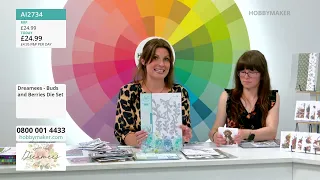 06/07/2026 HM Live - Dreamees, Stamps By Me, Impressions Craft, Cosmic Shimmer & Amy Dodd Designs