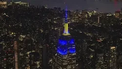 Empire State Building lights up in honor of WNBC anchors 50 years