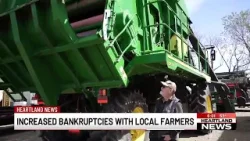 Farm bankruptcies are rising across the Heartland region as the industry struggles Farm bankruptcies are rising across the Heartland region as the industry struggles