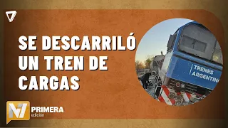 DESCARRILLÓ UN TREN EN LAS HERAS | Investigan si fue un sabotaje por vandalismo