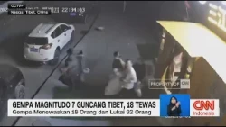 Gempa Magnitudo 7 Guncang Tibet, 18 Orang Tewas