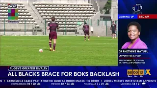 All Blacks brace for Bok backlash