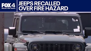 Jeeps, other vehicles recalled over fire hazard