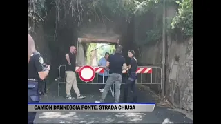 CAMION DANNEGGIA PONTE, CHIUSA STRADA: ECCO DOVE - SERVIZIO TG DEL 29/06/2026