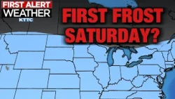 TITLE: 55° Temperature Swing! Record 86° to First Frost in Minnesota & Iowa