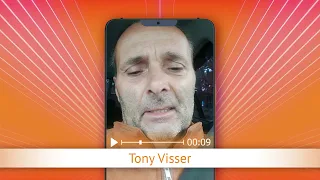TV Oranje app video message - Tony Visser