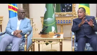 EXCLUSIVE / FÉLIX TSHISEKEDI HELD TALKS THIS MONDAY WITH HIS COUNTERPART DENIS SASSOU NGUESSO.