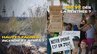 Actus de la semaine : Incendie dans les Hautes Fagnes, grève de l'enseignement et moustique tigre