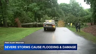 Severe storms cause flooding and damage in NC