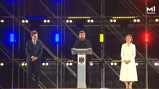 Messages from the Presidents of Romania, Moldova, and Ukraine to the Moldovan citizens, live from...