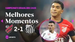 ATHLETICO PARANAENSE 2X1 SANTOS - MELHORES MOMENTOS - BRASILEIRÃO 2026 ATHLETICO PARANAENSE 2X1 SANTOS - MELHORES MOMENTOS - BRASILEIRÃO 2026