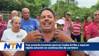Protest suspended in Cuaba Arriba following agreement; residents await swift solution on road con...