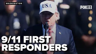 Trump hosts 9/11 first responders at White House to mark 25 years since deadly terrorist attack