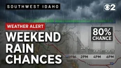 Rain chances increase across southwest Idaho this wekend