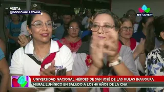 Inauguración universitaria: Mural de la alfabetización y su historia 🎓🎨