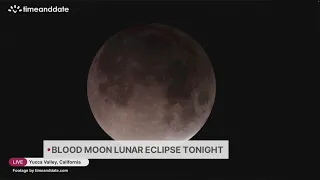 Blood moon lunar eclipse Thursday night