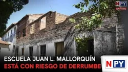 La escuela Juan L. Mallorquín está con riesgo de derrumbe