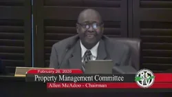 Property Management Committee - February 26, 2026