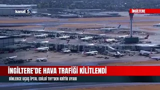 Air traffic in the UK grinds to a halt! Thousands of flights canceled, critical warning from Turk...