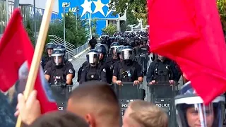 Thaçi volt elnök hágai ítélete ellen tüntettek Pristinában