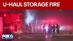 Пожарные борются с очередным пожаром на складе U-Haul в Милуоки | FOX6 News Milwaukee