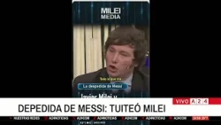 📢 JAVIER MILEI DESPIDE A MESSI: "MUCHAS GRACIAS POR TODA LA MAGIA QUE NOS HAS REGALADO"