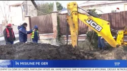 Muncă în ger: echipele Apă-Canal și Termoelectrica intervin zilnic pentru a menține utilitățile