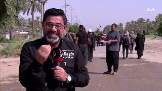 استمرار الزحف المليوني نحو مدينة سيد الشهداء - طريق العلماء