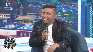 Rafael López Aliaga arrives at the first episode of El Show de Edwin