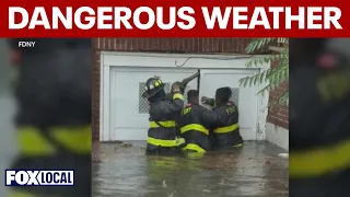 Waves of heavy rain threaten another round of flood risks for NYC area