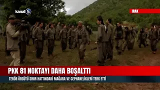PKK abandons 81 more positions! Terrorist organization vacates caves and armories along the border